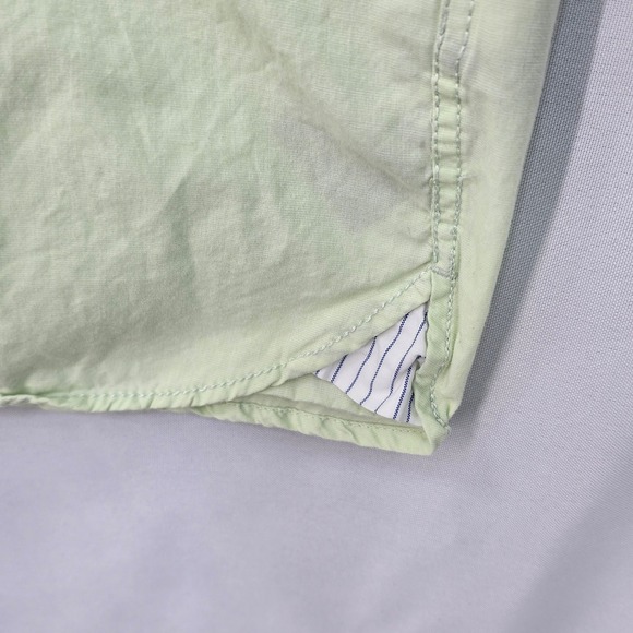 Tommy Hilfiger Button Down Shirt Long Sleeve Casual Light Green Men XL Preppy - Picture 8 of 11